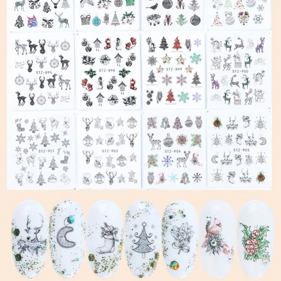 Nail Art Stickers Christmas & More - Picture 2 of 5